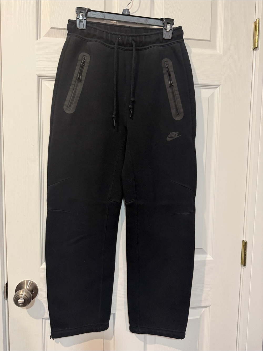 Nike Black Zippered Tech Jogger Pants